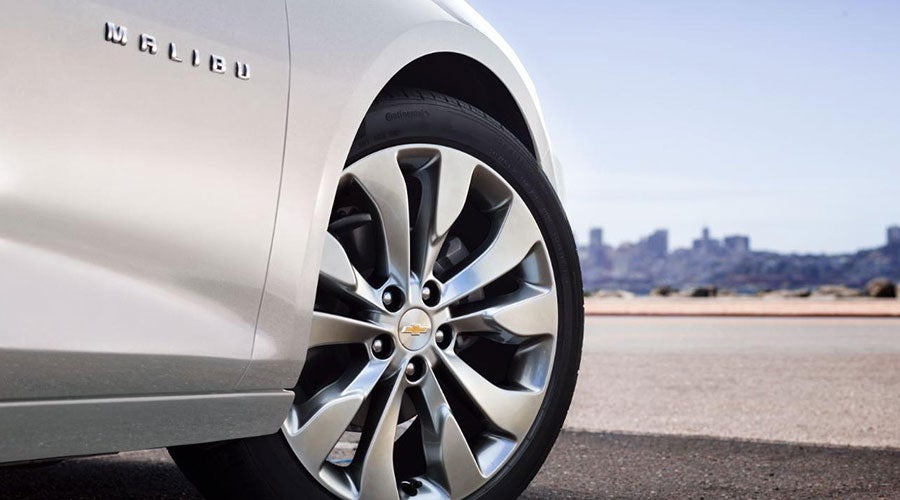Chevrolet tires of Malibu car