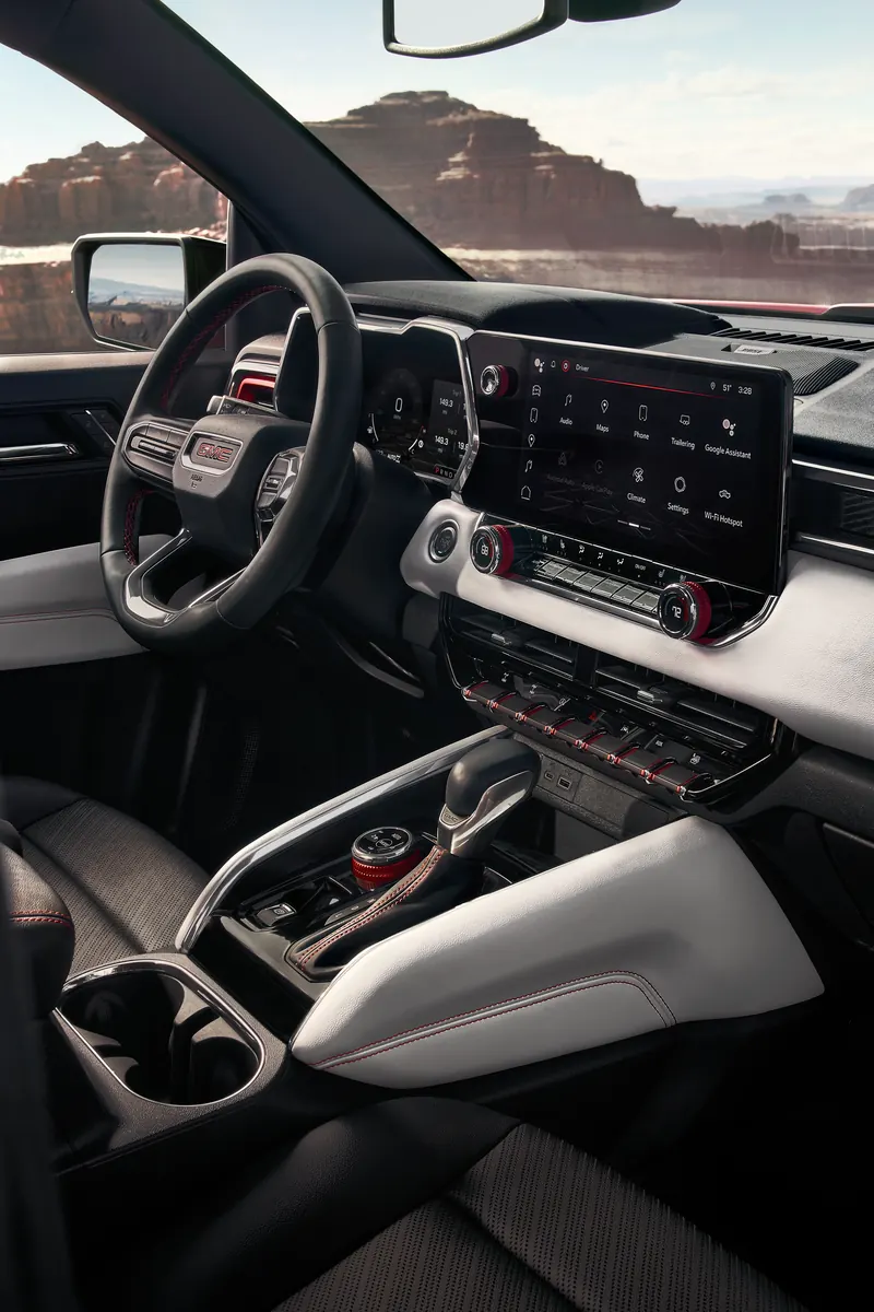 2026 GMC Canyon infotainment system at White's Frontier Motors in Gillette WY